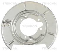 Spritzblech, Bremsscheibe Hinterachse links Triscan 8125 11211