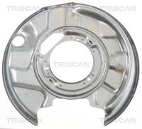 Spritzblech, Bremsscheibe Hinterachse links Triscan 8125 23207