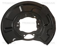 Spritzblech, Bremsscheibe Hinterachse links Triscan 8125 23218