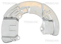 Spritzblech, Bremsscheibe Vorderachse links Triscan 8125 27101