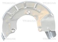 Triscan Spritzblech, Bremsscheibe Vorderachse rechts  8125 29104