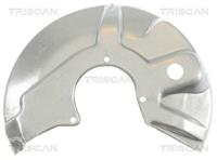Spritzblech, Bremsscheibe Vorderachse links Triscan 8125 29139