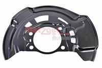 Metzger Spritzblech, Bremsscheibe Vorderachse links  6115437
