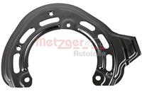Metzger Spritzblech, Bremsscheibe Vorderachse links  6115461