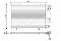 Condensor, airconditioning Valeo 822613