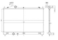 mitsubishi Radiateur 550025