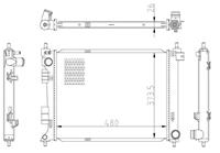 hyundai Radiateur 550033