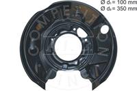 AIC Spritzblech, Bremsscheibe Hinterachse links  55083
