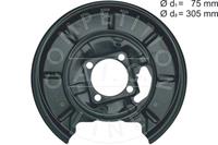 AIC Spritzblech, Bremsscheibe Hinterachse links  55685