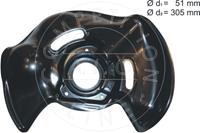 AIC Spritzblech, Bremsscheibe Vorderachse links  56413