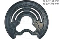 AIC Spritzblech, Bremsscheibe Hinterachse links  57576