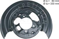 AIC Spritzblech, Bremsscheibe Hinterachse rechts  57838