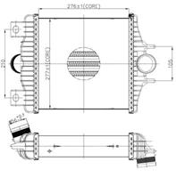 landrover Intercooler, inlaatluchtkoeler 30988