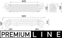 bmw Intercooler, inlaatluchtkoeler CI626000P