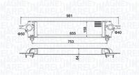 nissan Intercooler, inlaatluchtkoeler MST439