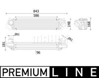 bmw Intercooler, inlaatluchtkoeler CI617000P