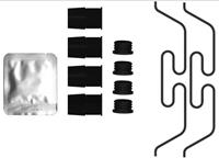 Textar Zubehörsatz, Bremssattel Vorderachse  82556200