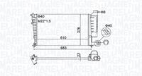 magnetimarelli Kühler, Motorkühlung Magneti Marelli 350213189500