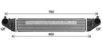 opel Intercooler, inlaatluchtkoeler OL4713
