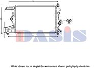 AKS Dasis Kühler, Motorkühlung  150088N