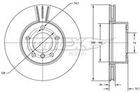 TOMEX Brakes Bremsscheibe Vorderachse  TX 72-54