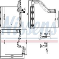 Nissens Verdampfer, Klimaanlage  92372