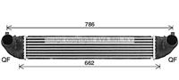 opel Intercooler, inlaatluchtkoeler OL4720