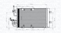 Magneti Marelli Kondensator, Klimaanlage  350203771000
