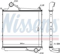 renaulttrucks Intercooler, inlaatluchtkoeler 961555