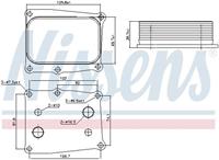 Nissens Ölkühler, Motoröl  91377