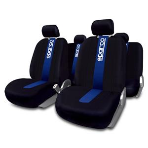 Sparco Autostoelhoes set  - Blauw