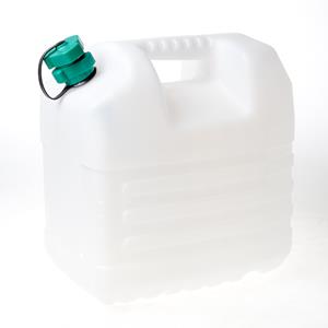 Eda Kunststof jerrycan voor brandstof met schenktuit L35 x B23 x H37 cm - 20 liter - benzine / diesel