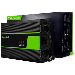 greencell Green Cell Wechselrichter 12V / 230V 3000W/6000W mod. Sinus -