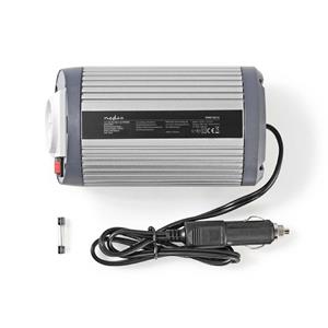 Nedis 12V naar 230V Gemodificeerde Sinus Spanningsomvormer - 150W - Zilver