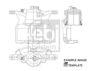 Febi Bilstein Bremssattel Hinterachse links  178049