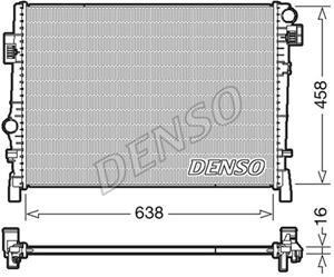 Denso Kühler, Motorkühlung  DRM09054