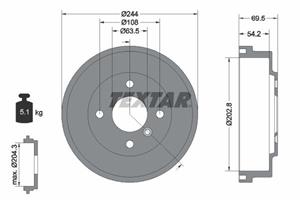 ford Remtrommel 94048000