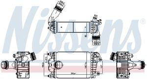 porsche Intercooler, inlaatluchtkoeler 961602