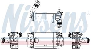 porsche Intercooler, inlaatluchtkoeler 961602