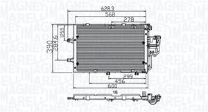 magnetimarelli Kondensator, Klimaanlage Magneti Marelli 350203891000