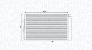 Magneti Marelli Kondensator, Klimaanlage  350203899000