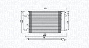 ford Condensor, airconditioning