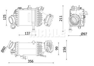 bmw Intercooler, inlaatluchtkoeler