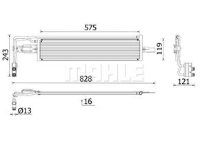 Mahle Original Ölkühler, Automatikgetriebe  CLC 319 000P