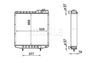 dodge Radiateur CR2331000S