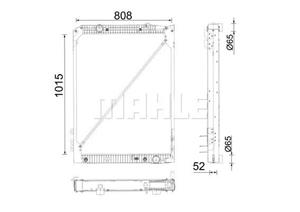 mercedes Radiateur CR686001P