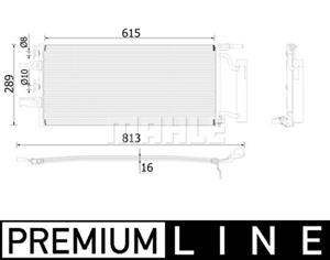 bmw Condensor, airconditioning AC893000P
