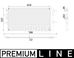 bmw Condensor, airconditioning AC894000P