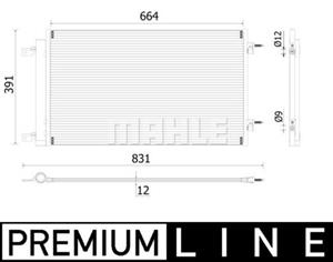 opel Condensor, airconditioning AC901000P