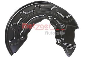 Metzger Spritzblech, Bremsscheibe Vorderachse links  6115489